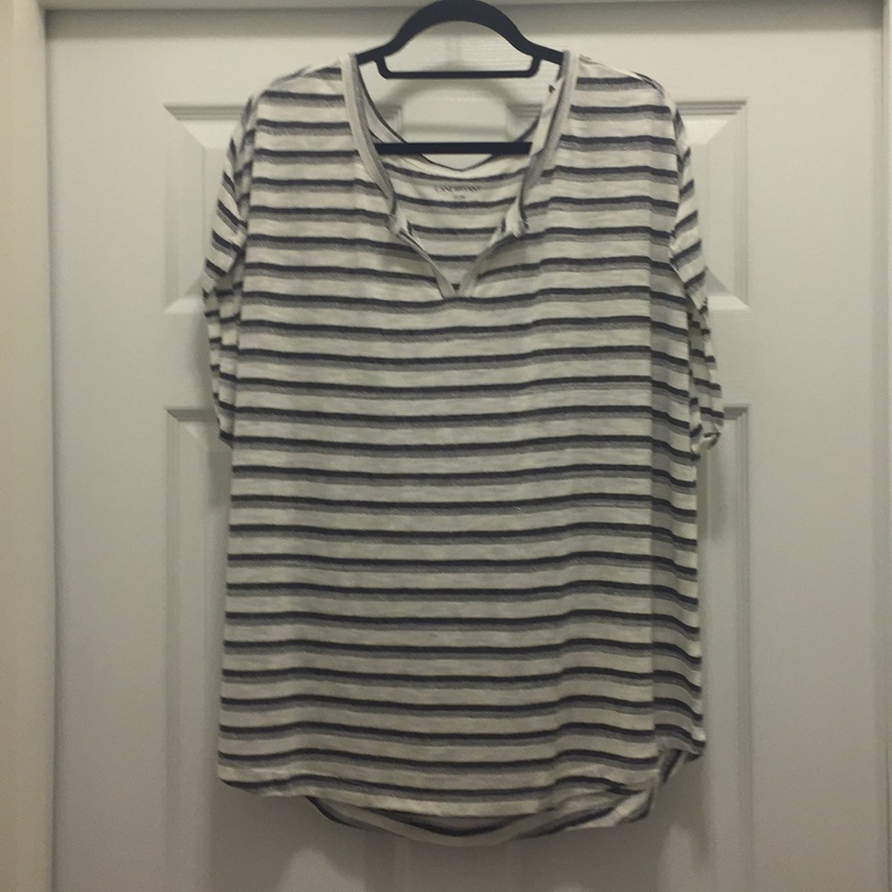 NWT Lane Bryant stripe short-sleeve tee size 22/24